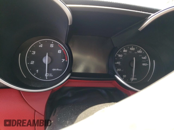 2019 Alfa Romeo Giulia z VIN ZARFAMANXK7620606, wystawiony jako Copart lot #50732025 z przebiegiem Nie podano mil oraz Szkody całkowita. Historia ofert i sprzedaży dostępna na DreamBid. Obrazek 9.