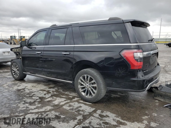 2018 Ford Expedition Max Limited with VIN 1FMJK2AT0JEA24222, listed as a Copart auction lot 47488805 with 126,627 mi miles and Salvage title. Bid and sale history available at DreamBid. Image 2.