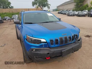 2019 Jeep Cherokee Trailhawk Elite with VIN 1C4PJMBN9KD258508, listed as a IAAI auction lot 42389006 with 106,480 mi miles and . Bid and sale history available at DreamBid. Image 6.
