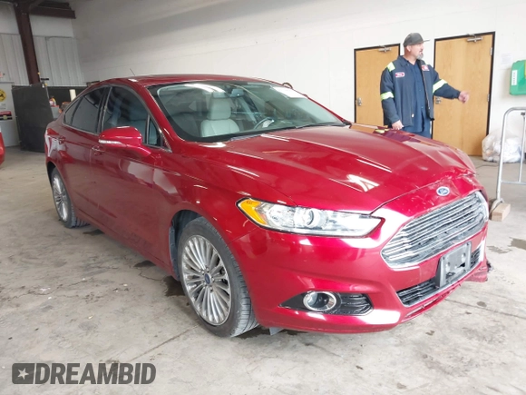 2016 Ford Fusion Titanium z VIN 3FA6P0K95GR119017, wystawiony jako IAAI lot #42148460 z przebiegiem 84 770 mil mil oraz . Historia ofert i sprzedaży dostępna na DreamBid. Obrazek 1.