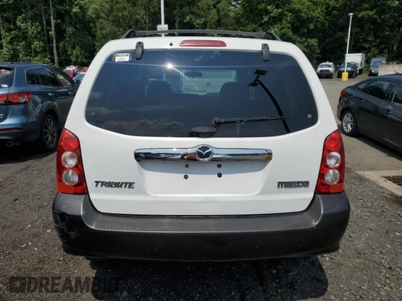 2006 Mazda Tribute S with VIN 4F2YZ04136KM18674, listed as a Copart auction lot 65126554 with 186,941 mi miles and Clean Title. Bid and sale history available at DreamBid. Image 6.