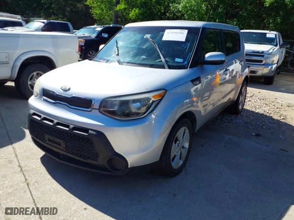 2014 Kia Soul with VIN KNDJN2A22E7722117, listed as a IAAI auction lot 42090386 with 114,695 mi miles. Bid and sale history available at carsss.com. Image 2.
