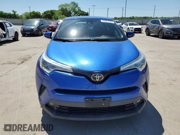 2018 Toyota C-HR XLE with VIN NMTKHMBX0JR037856, listed as a Copart auction lot 54007285 with 87,658 mi miles and Clean title. Bid and sale history available at DreamBid. Image 5.