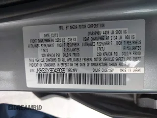 2014 Mazda CX-5 Touring with VIN JM3KE2CY3E0429025, listed as a IAAI auction lot 41680713 with 113,065 mi miles. Bid and sale history available at carsss.com. Image 9.