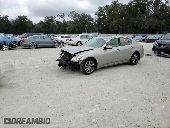 2008 Infiniti G35 Journey with VIN JNKBV61E28M212294, listed as a Copart auction lot 43658925 with 203,294 mi miles and Salvage Title. Bid and sale history available at DreamBid. Image 11.