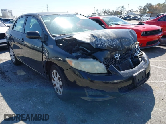 2009 Toyota Corolla with VIN JTDBL40E199094885, listed as a IAAI auction lot 41840789 with 106,498 mi miles. Bid and sale history available at carsss.com. Image 1.