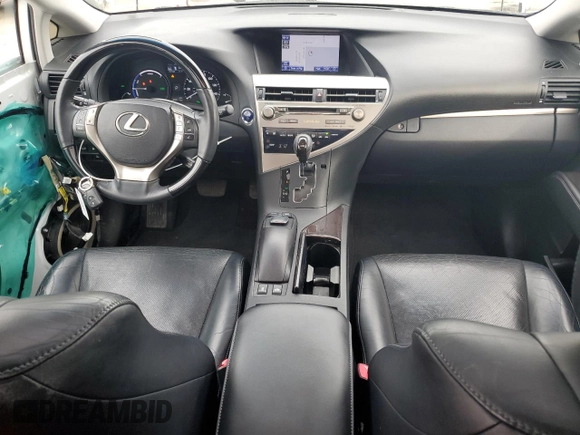 2013 Lexus RX 450h with VIN JTJBC1BAXD2066560, listed as a Copart auction lot 48075345 with 89,011 mi miles and Salvage Title. Bid and sale history available at DreamBid. Image 8.