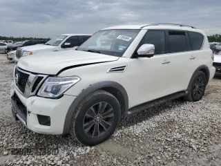 2017 Nissan Armada Platinum z VIN JN8AY2ND4H9003743, wystawiony jako Copart lot #51065965 z przebiegiem 93 801 mil mil oraz Szkoda całkowita • Salvage title. Historia ofert i sprzedaży dostępna na DreamBid. Obrazek 1.