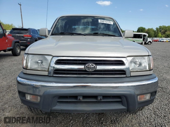 1999 Toyota 4Runner SR5 with VIN JT3GN86R7X0106125, listed as a Copart auction lot 55814775 with 292,758 mi miles and Clean Title. Bid and sale history available at DreamBid. Image 5.