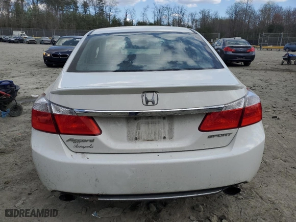 2014 Honda Accord Sedan Sport with VIN 1HGCR2F59EA158339, listed as a Copart auction lot 51212355 with 108,884 mi miles and Salvage Title. Bid and sale history available at carsss.com. Image 6.