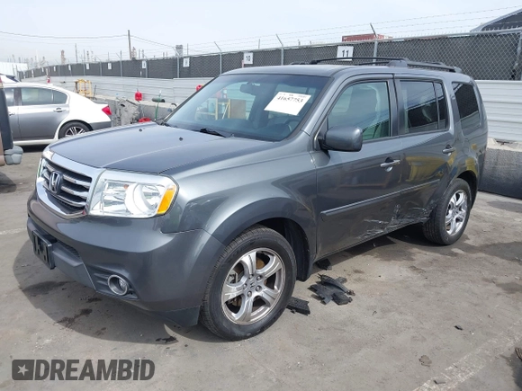 2012 Honda Pilot EX-L with VIN 5FNYF3H55CB039448, listed as a IAAI auction lot 41657753 with 168,647 mi miles. Bid and sale history available at carsss.com. Image 17.