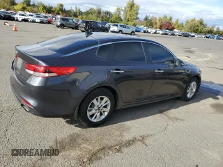 2017 Kia Optima LX with VIN 5XXGT4L32HG156845, listed as a Copart auction lot 76312814 with 124,810 mi miles and Clean Title. Bid and sale history available at carsss.com. Image 3.