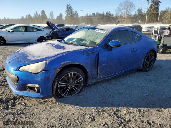 2014 Subaru BRZ Limited with VIN JF1ZCAC13E9604658, listed as a Copart auction lot 44834075 with 146,147 mi miles and Salvage Title. Bid and sale history available at carsss.com. Image 1.