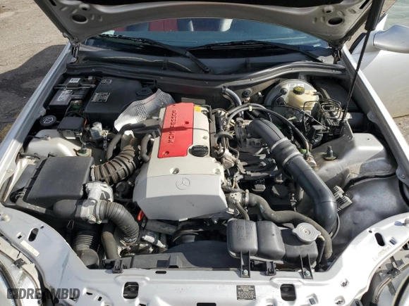 1999 Mercedes-Benz SLK-Class with VIN WDBKK47F7XF126964, listed as a Copart auction lot 85458814 with 28,111 mi miles and Salvage Title. Bid and sale history available at carsss.com. Image 12.