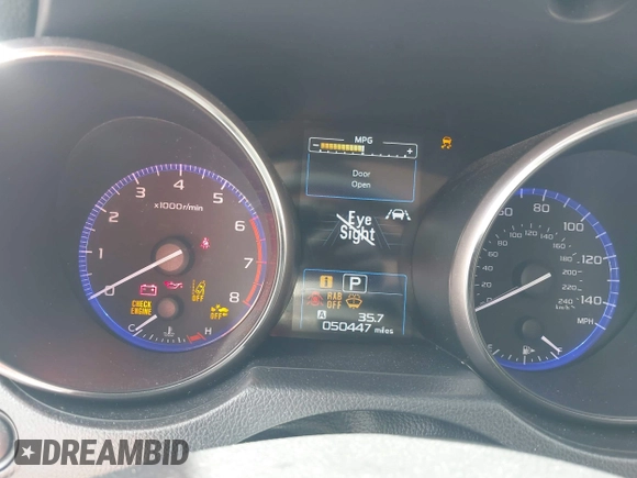 2019 Subaru Legacy Special Sports z VIN 4S3BNAS68K3004560, wystawiony jako IAAI lot #42155572 z przebiegiem 50 447 mil mil oraz . Historia ofert i sprzedaży dostępna na DreamBid. Obrazek 7.