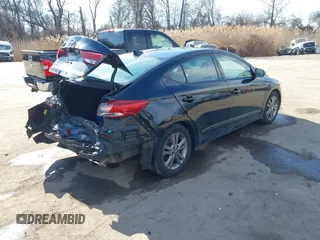 2018 Hyundai Elantra SEL with VIN 5NPD84LF3JH312075, listed as a IAAI auction lot 41654917 with 122,259 mi miles and . Bid and sale history available at DreamBid. Image 4.