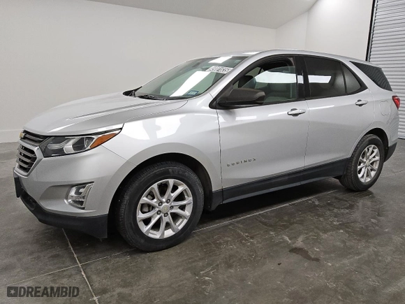 2019 Chevrolet Equinox LS with VIN 3GNAXHEV4KS677204, listed as a Copart auction lot 49001835 with 99,081 mi miles and Clean Title. Bid and sale history available at carsss.com. Image 1.