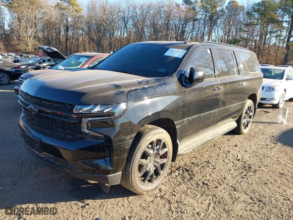 2023 Chevrolet Suburban RST with VIN 1GNSKEKD4PR212400, listed as a IAAI auction lot 41274552 with 22,602 mi miles. Bid and sale history available at carsss.com. Image 2.