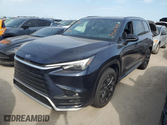 2024 Lexus TX 500h F Sport Premium z VIN 5TDABAB63RS001210, wystawiony jako Copart lot #74506724 z przebiegiem Nie podano mil oraz Nie do naprawy. Historia ofert i sprzedaży dostępna na DreamBid. Obrazek 1.