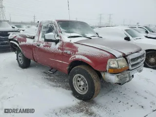2000 Ford Ranger XL with VIN 1FTYR10C7YPB85711, listed as a Copart auction lot 44409055 with 176,800 mi miles and Salvage Title. Bid and sale history available at carsss.com. Image 4.