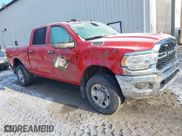 2024 Ram 2500 Tradesman z VIN 3C6UR5CJ0RG181612, wystawiony jako IAAI lot #41005946 z przebiegiem 12 715 mil mil oraz . Historia ofert i sprzedaży dostępna na DreamBid. Obrazek 1.