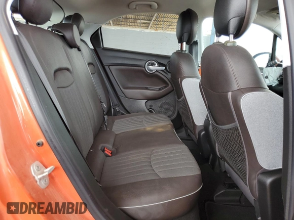 2016 FIAT 500X Lounge with VIN ZFBCFXDT7GP351730, listed as a Copart auction lot 58398785 with 41,322 mi miles and Salvage title. Bid and sale history available at DreamBid. Image 10.