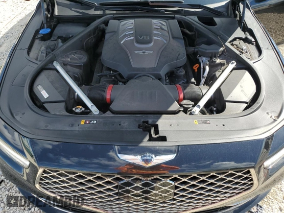 2022 Genesis G90 Ultimate with VIN KMTF54PH1NU095958, listed as a Copart auction lot 72566644 with 32,994 mi miles and Salvage Title. Bid and sale history available at DreamBid. Image 11.