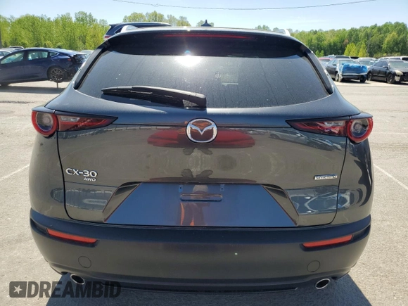 2024 Mazda CX-30 S Premium with VIN 3MVDMBDM7RM695181, listed as a Copart auction lot 54154095 with 29,249 mi miles and Salvage title. Bid and sale history available at DreamBid. Image 6.