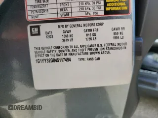2004 Chevrolet Corvette with VIN 1G1YY32G845117494, listed as a Copart auction lot 74640784 with 0 mi miles and Salvage Title. Bid and sale history available at carsss.com. Image 13.