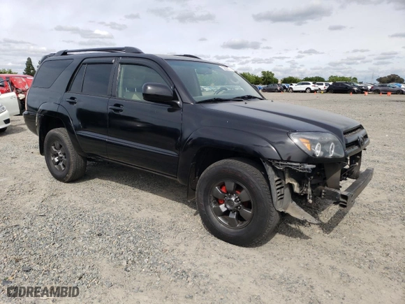 2004 Toyota 4Runner SR5 with VIN JTEZU14R648010366, listed as a Copart auction lot 52030075 with 140,204 mi miles and Salvage Title. Bid and sale history available at carsss.com. Image 4.