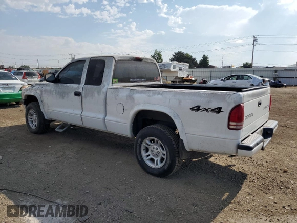 2004 Dodge Dakota Sport with VIN 1D7HG32N14S595420, listed as a Copart auction lot 67595404 with 42,767 mi miles and Salvage Title. Bid and sale history available at carsss.com. Image 2.