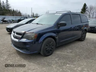 2015 Dodge Grand Caravan SE with VIN 2C4RDGBG5FR747087, listed as a Copart auction lot 50343765 with 195,018 mi miles and Salvage Title. Bid and sale history available at DreamBid. Image 1.