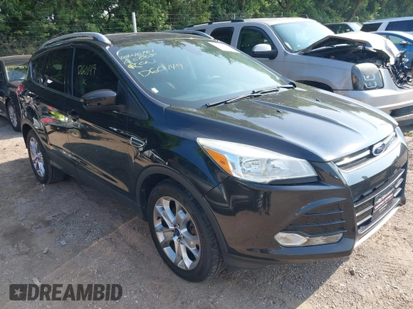 2014 Ford Escape Titanium with VIN 1FMCU9J93EUD60149, listed as a IAAI auction lot 39837388 with 154,880 mi miles. Bid and sale history available at carsss.com. Image 1.
