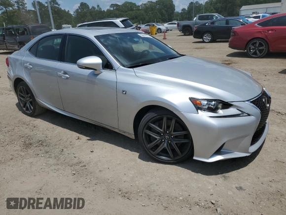 2016 Lexus IS 200t with VIN JTHBA1D21G5017179, listed as a Copart auction lot 59619775 with 63,832 mi miles and Salvage title. Bid and sale history available at DreamBid. Image 4.