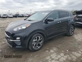 2021 Kia Sportage EX with VIN KNDPN3AC0M7926521, listed as a Copart auction lot 51998005 with 60,524 mi miles and Salvage title. Bid and sale history available at DreamBid. Image 1.
