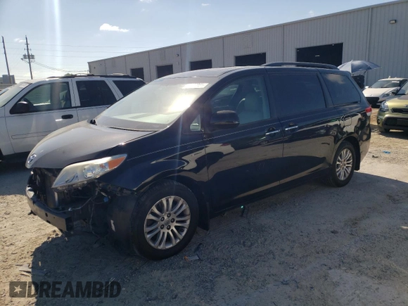 2013 Toyota Sienna XLE AAS with VIN 5TDYK3DC0DS340612, listed as a Copart auction lot 53002985 with 171,731 mi miles and Salvage Title. Bid and sale history available at carsss.com. Image 1.