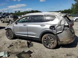 2021 Hyundai Santa Fe Limited with VIN 5NMS4DAL2MH354993, listed as a Copart auction lot 83521824 with 0 mi miles and Non Repairable. Bid and sale history available at carsss.com. Image 2.