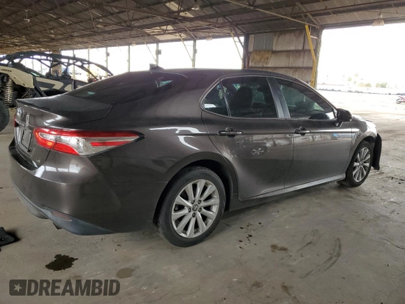 2019 Toyota Camry LE with VIN 4T1B11HK3KU290548, listed as a Copart auction lot 48233685 with 105,700 mi miles and Salvage Title. Bid and sale history available at carsss.com. Image 3.