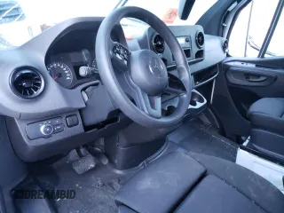 2023 Mercedes-Benz Sprinter with VIN W1Y5NCHY9PT141723, listed as a Copart auction lot 54197785 with 9,893 mi miles and Salvage Title. Bid and sale history available at DreamBid. Image 8.
