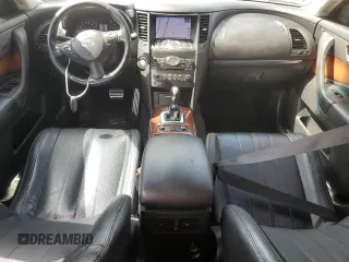 2014 Infiniti QX70 z VIN JN8CS1MU4EM451883, wystawiony jako Copart lot #61744725 z przebiegiem 60 393 mil mil oraz Czysty tytuł • Clean title. Historia ofert i sprzedaży dostępna na DreamBid. Obrazek 8.