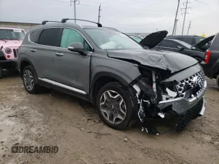 2022 Hyundai Santa Fe Limited with VIN 5NMS4DAL9NH471908, listed as a Copart auction lot 72748642 with 5,406 mi miles. Bid and sale history available at carsss.com. Image 4.