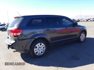 2014 Dodge Journey American Value Pkg with VIN 3C4PDCAB8ET303350, listed as a Copart auction lot 44808995 with 124,435 mi miles and Salvage Title. Bid and sale history available at carsss.com. Image 3.