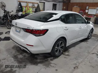 2022 Nissan Sentra SV with VIN 3N1AB8CV7NY245382, listed as a IAAI auction lot 41502382 with 44,634 mi miles. Bid and sale history available at carsss.com. Image 4.
