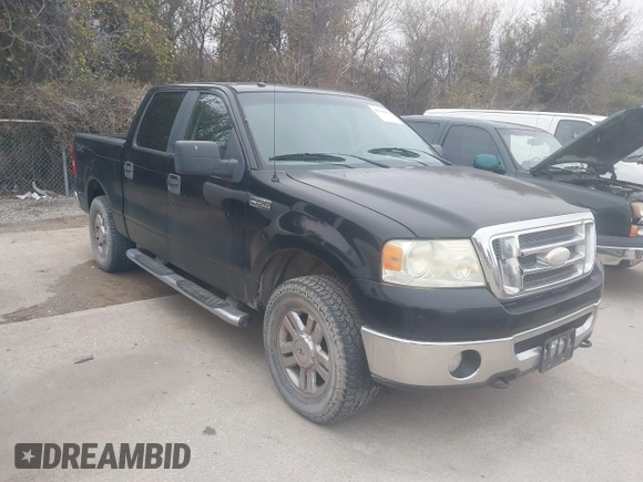 2008 Ford F-150 XL with VIN 1FTRW14W58FC29485, listed as a IAAI auction lot 41708554 with 297,244 mi miles. Bid and sale history available at carsss.com. Image 1.