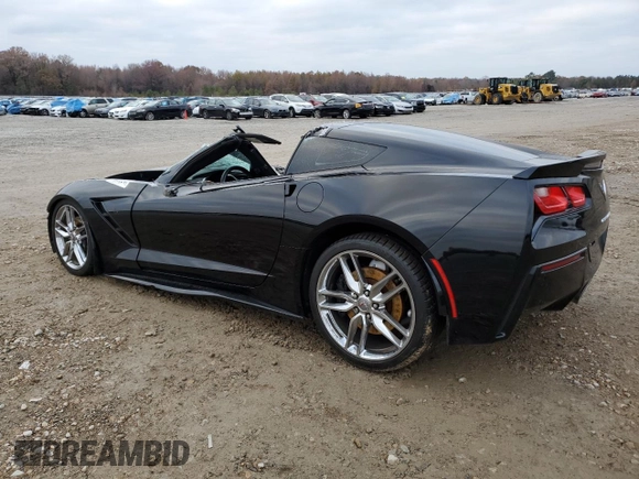 2014 Chevrolet Corvette Z51 3LT with VIN 1G1YM2D7XE5102192, listed as a Copart auction lot 84450934 with Not provided miles and Salvage title. Bid and sale history available at DreamBid. Image 2.