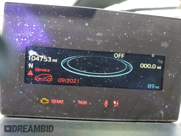 2017 BMW i3 with VIN WBY1Z8C37HV895076, listed as a Copart auction lot 60131235 with 104,753 mi miles and Salvage title. Bid and sale history available at DreamBid. Image 9.