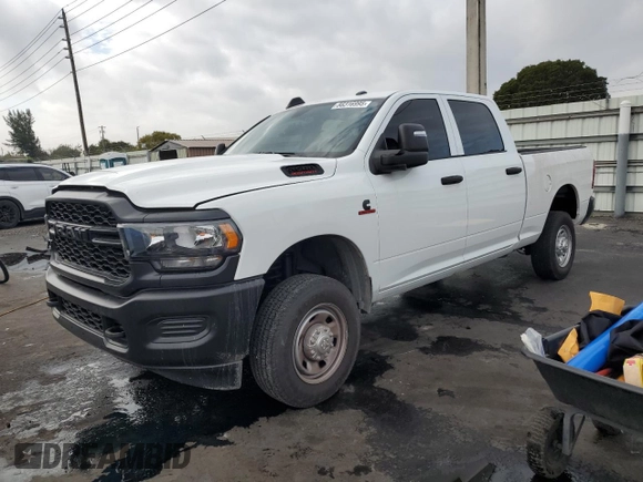 2024 Ram 2500 Tradesman with VIN 3C6UR5CL2RG325226, listed as a Copart auction lot 49188595 with 13,908 mi miles and Salvage Title. Bid and sale history available at carsss.com. Image 1.