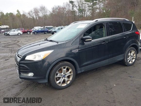 2014 Ford Escape Titanium with VIN 1FMCU9J99EUD38866, listed as a IAAI auction lot 42052579 with 202,337 mi miles. Bid and sale history available at carsss.com. Image 17.