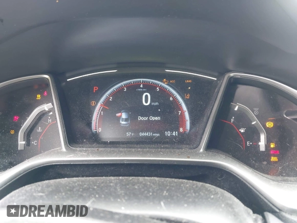 2019 Honda Civic Sedan Sport with VIN 2HGFC2F87KH592488, listed as a IAAI auction lot 42077168 with 44,431 mi miles. Bid and sale history available at carsss.com. Image 7.