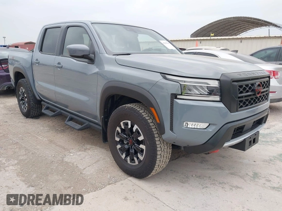 2024 Nissan Frontier SV with VIN 1N6ED1EK2RN630822, listed as a IAAI auction lot 42295643 with 15,548 mi miles and . Bid and sale history available at DreamBid. Image 1.